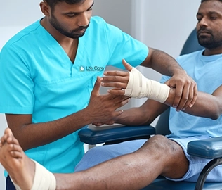 Care taker for physiotherapy at home to regain mobility, reduce pain, and enhance overall well-being.