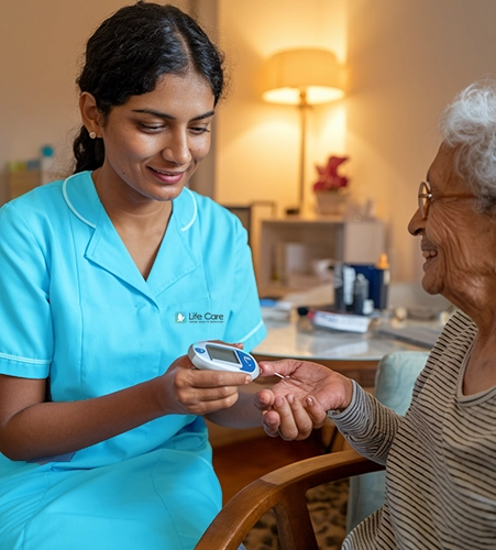 Complete home care services for chronic conditions in Kanchipuram with skilled caregivers.