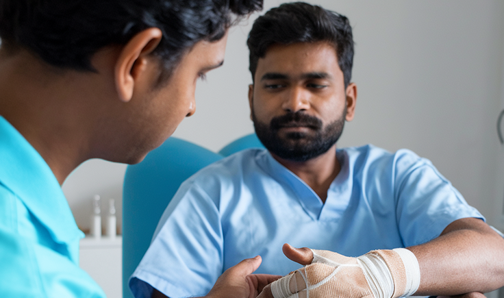 Home-based physiotherapy services to improve recovery, increase movement, and reduce discomfort.