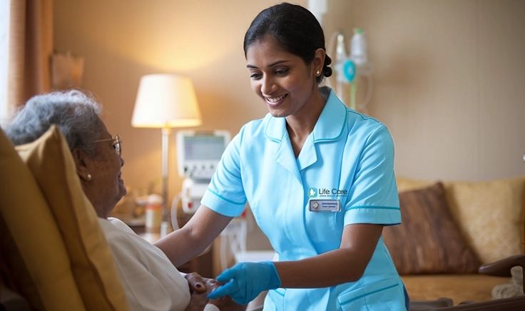 Experienced nurses provide professional medical care and support at home for recovery and wellness.